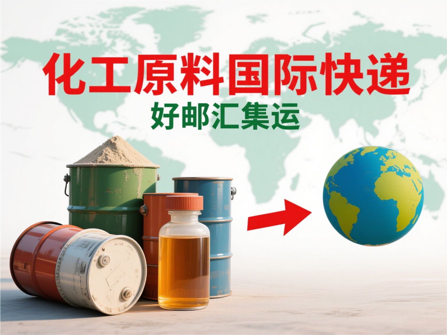 液体化工材料发美国：快递渠道选择与物流优化策略——好邮汇集运