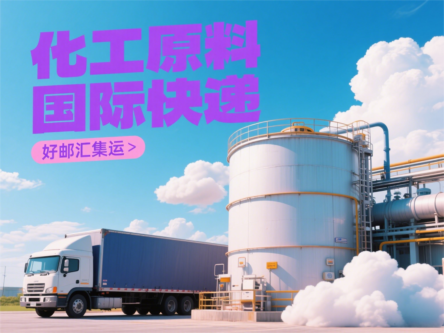 粉末化工原料出口美国：如何选择合适的快递服务——好邮汇国际快递集运
